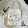 Bolsas Femininas de Tecido Oxford, Venda Direta do Fabricante, Bolsas de Ombro Versáteis e Modernas, Bolsas Verticais de Lona com Desenhos, Bolsas de Tecido