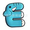 Animal Letter Palha PET Espiral Palha Criativa Desenho Animado Fivela de Palha Patch Decoração de Cotovelo de Qualidade Alimentar