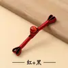 Botones planos hechos a mano con forma de cola de golondrina, estilo chino tradicional Hanfu, ropa de las dinastías Ming y Song, botones decorativos retro
