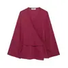 Conjunto de Moda 2025 Nuevas Llegadas de Primavera, Ropa Femenina Transfronteriza Europea y Americana, Abrigo Estilo Kimono de Doble Botonadura + Pantalones de Pierna Recta para Mujer
