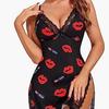 Europa y América Amazon/ebay comercio exterior fábrica de ropa interior sexy nuevo lazo modal dividido pijamas sexys
