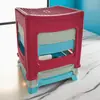 Taburete de Plástico Simple Que No Se Deforma Fácilmente, Fuerte y Resistente al Desgaste, Hecho de Material PP