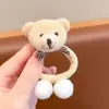 2025 Nueva Diadema Súper Linda de Conejo y Oso Cuerda para el Cabello de Felpa para Mujeres Que No Daña el Cabello Bola para Cola de Caballo Accesorios para el Cabello del Cuero Cabelludo