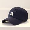Gorra de Béisbol con Letra Simple de Nuevo Estilo para Mujer, Marca de Moda ins, Estilo Coreano, Primavera y Verano, Versátil, Visera Curva, Gorra para Hombre con Protección Solar