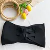 Roupa íntima de peça única de treze linhas, sem costura, fina, seda gelada, tubo, faixa para o peito, sem alças, estilo coreano para estudantes, sutiã sem aro
