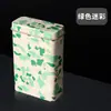 Estojo de Cigarro de Metal Camuflado à Prova de Umidade para Exterior Caixa Metálica de Armazenamento de Tabaco Justa Porta-Cigarros Portátil Caixa de Ferro Compra no Atacado