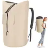 Bolsa Grande para Roupas Sujas Mochila de Lavanderia Suspensa Organizadora Mochila de Viagem Multifuncional Saco de Armazenamento para Mudança e Poeira