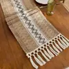 Suministro en Stock, Directo del Fabricante, Adorno de Encaje para Mesa Color Crema para Decoración de Mesa de Cocina Estilo Bohemio Rústico de Granja