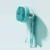 Escova para Banho e Shampoo de Animais com Cabo Longo para Cães e Gatos, Coçador de Cabeça com Dosador de Líquido, Escova de Shampoo para Limpeza e Massagem da Cabeça
