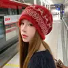 Nuevo Sombrero Holgado Versátil para Mujer Otoño/Invierno 2026 Estilo Coreano Protección para las Orejas Cubrecabezas Informal Versátil para Exteriores Sombrero para el Frío