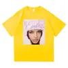 Camiseta Emilia Tour 2025 Moda Retro Ropa para Hombre y Mujer Retro Harajuku Ropa de Alta Calidad Algodón t