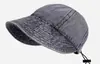 Gorra de tela vaquera tipo pico de pato, estilo de estrella femenina, que deja ver la cara, gorra de béisbol pequeña, plegable, casual, versátil, para cubrir la cara, sombrero de sol