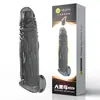 Amor Secreto Pájaro Negro Grande Macho Colmillo de Lobo de Cristal Extendido Juguete Sexual para Coquetear y Diversión de Adultos, Mayoreo