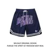 Pantalones deportivos de baloncesto transpirables de verano 2023 estampados hip hop Street retro shorts nueva marca de moda quinto pantalón estilo americano
