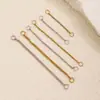 Cadena de Extensión para Collar de Acero Inoxidable, Cadena de Extensión para Pulsera, Cadena de Ajuste Universal para DIY de Collares, Pulseras, Tobilleras