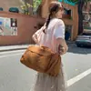 Bolsa de Fitness Portátil con Compartimento Independiente para Zapatos, Bolsa Grande de Capacidad para Viajes Cortos, Bolsa Deportiva de Yoga Resistente al Agua, Bolsa de Equipaje para Mujer