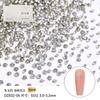 Todo o pacote de 1440 imitação Huazi corte de cristal diamante Checa diamante transparente tamanho branco broca de unhas broca de unhas atacado