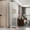 Nueva Pantalla Divisoria Estilo Chino para Sala de Estar, Plegable y Móvil, Madera Maciza, Estilo Chino, Entrada, Oficina, Divisor Decorativo Hueco