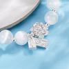 Pulsera Ojo de Gato de Loto para Mujer Fortuna Cuadrado Nafu Marca Lujo Ligero Exquisita Pulsera de Loto Sentido de Alta Calidad Nicho Versátil de Moda