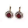 Pendientes de Diamante Europeos y Americanos, Pendientes de Cristal, Estilo Étnico, Suministro Transfronterizo para Comercio Electrónico, Joyería de Aliexpress