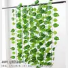 Enredadera Parthenocissus Uva Hoja de Vid Verde Pegada con Goma Decoración de Vid Falsa para Enrollar Tubería Enredadera Verde Plantas Verdes Plantas de Hojas Verdes