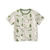 Camisetas de Verano de Algodón Antibacteriano y Refrescante para Niños, Playeras para Niños, Camisas Cortas de Verano para Niñas