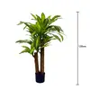 Maceta de Suelo Simulada de Palo de Rosa Brasileño Planta de Interior Sala de Estar Planta Verde Grande Árbol Falso Adorno Decorativo de Alta Gama Múltiples Especificaciones