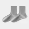 Meias Antibacterianas com Íons de Prata para Mulheres, Angulo Reto, Outono e Inverno, Absorventes de Suor, Respiráveis, Meia-Calça Média para Mulheres, Resistentes a Odores, Indústria de Meias de Zhuji