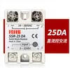 Relé de Estado Sólido Monofásico SSR-40DA 40A10/25/60/80/100 Control DC AC 380V