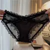 Ventas Directas de Fábrica Superventas Transfronterizas Calzones de Triángulo para Niñas Estilo Delgado Malla Hueca Transpirable Cómodos Ropa Interior para Mujer