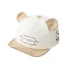 Gorra de Borde Suave con Pico de Pato para Niños HiHello Oreja de Oso Gorra de Béisbol para Bebés Sombrilla para Niños Primavera y Otoño