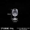 Mini Comida de Imitación Juego Vaso de Plástico Transparente Vaso para Bebida Vaso para Cerveza Juego de Comida Vaso para Miscelánea Juego Hogar Contenedor Accesorios