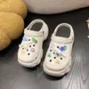 En Stock Entrega Rápida Chanclas de Eva para Mujer, Zuecos de Verano, Diseño de Dibujos Animados a la Moda, Ligeros, Uso en Casa, Suela Gruesa, Antideslizantes, Sandalias de Playa