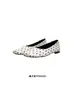 Zapatos Planos para Mujer 2026 Primavera Nuevo Estilo Boca Baja Versión Coreana Slip-On Punta Cuadrada Versátiles de Lunares Zapatos Planos