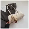 Bolsa de Mão Pequena Retrô Tendência Nova Luxo Moda Versátil Transversal Feminina Nicho Bolsa Boston