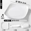 Pratos de melamina para restaurante de fast food self-service prato especial para prato de arroz com joelho de porco conjunto de pratos de arroz para restaurante hotel