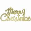 Tarjeta de Navidad en minúsculas con letras, decoración navideña, regalo, colgante para árbol de Navidad, Feliz Navidad en inglés.