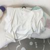 Fábrica de Origem 2025 Novo Pijama Doce de Verão Algodão Nuvem Estampado Desenho Animado Roupas de Casa Conjunto de Duas Peças