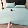 Clase A Grado Madre e Hijo Frijol Fresco Alfombrilla Redonda Juego de Tres Piezas Verano Seda de Hielo Alfombrilla de Aire Acondicionado Suave Lavable para el Hogar