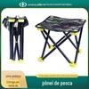 Outdoor Camping Pesca pequena banqueta quadrada Oxford pano portátil armazenamento Sketch Chair trem banqueta Maza cadeira de arte