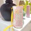 Bolsa Grande para Garrafa de Água Portátil com Estampa da Moda, Estilo Fresco, Capa para Garrafa de Água, Bolsa Portátil para Armazenamento de Garrafa Térmica