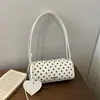 2026 Verano Nuevo Alta Apariencia Gran Capacidad Lunares Moda Tendencia Simple Elegante Versátil Un Hombro Axila de Mano
