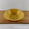 Lavabo de esmalte tazón de esmalte retro nostálgico descubierto 24 cm tazón para sopa con tapa tanque para condimentos descubierto esmalte tazón de mano