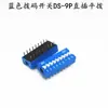 Interruptor DIP Rojo 2.54MM DS-1/2/3/4/5/6/7/8/9/10/12 Posiciones DIP Through-hole Actuador Plano