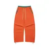 Pantalones de Trabajo Funcionales de Verano para Exteriores Zetomity Estilo Bloque de Color Unisex Pantalones Casuales Pantalones Paracaídas Sueltos K3088
