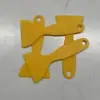 Herramienta para Película de Coche Amarillo Pequeño Raspador Raspador de Tienda de Belleza para Coches Herramienta para Lavado de Coches Película de Coche Pequeño Raspador
