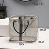 Cesta de Almacenamiento de Malla Bolsa de Baño Bolsa de Baño Bandolera Neceser Cesta de Toalla de Baño Impermeable para Hombres Bolsa de Baño Grande