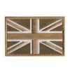 Haike Export Supply Parche de Tela Británico Parche Brazalete Bordado Velcro Etiqueta de Tela Moral Rápido Ajustable Parche de Tela Bandera
