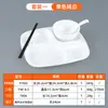 Plato Dividido Comercial Melamina A5 con Cuatro Compartimentos, Set Especial de Plato para Comida Rápida para Restaurantes Escolares de Comida Rápida y Cantinas, Plato de Comida con Múltiples Compartimentos