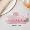 Pinza de Garra Brillante de Alta Gama para Mujer, Suave Textura Perlada, Pinza para Recogidos en la Parte Trasera de la Cabeza, Pinza de Tiburón, Accesorio Versátil para el Cabello para el Trayecto Diario